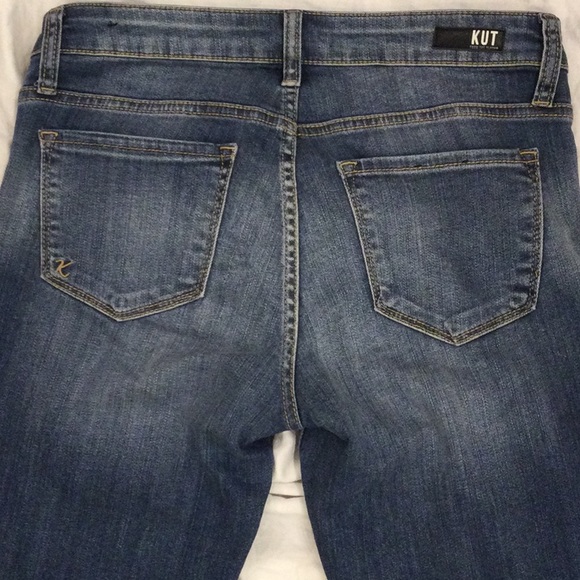 Kut From The Kloth Catherine Boyfriend Embroidered Jean Size 2 - Picture 7 of 13